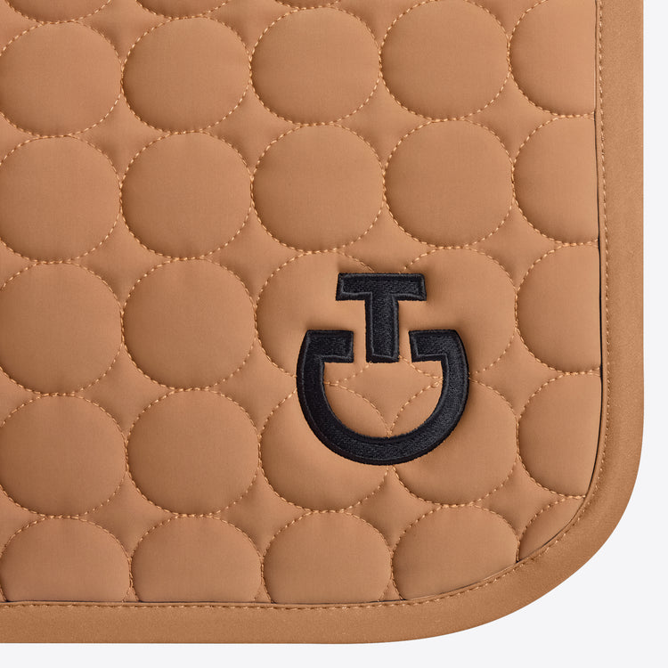 CT biscuit circular quilted saddle pad for jumping