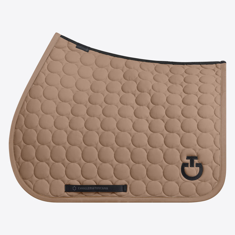 Walnut colored Cavalleria Toscana Saddle Blanket for show jumping