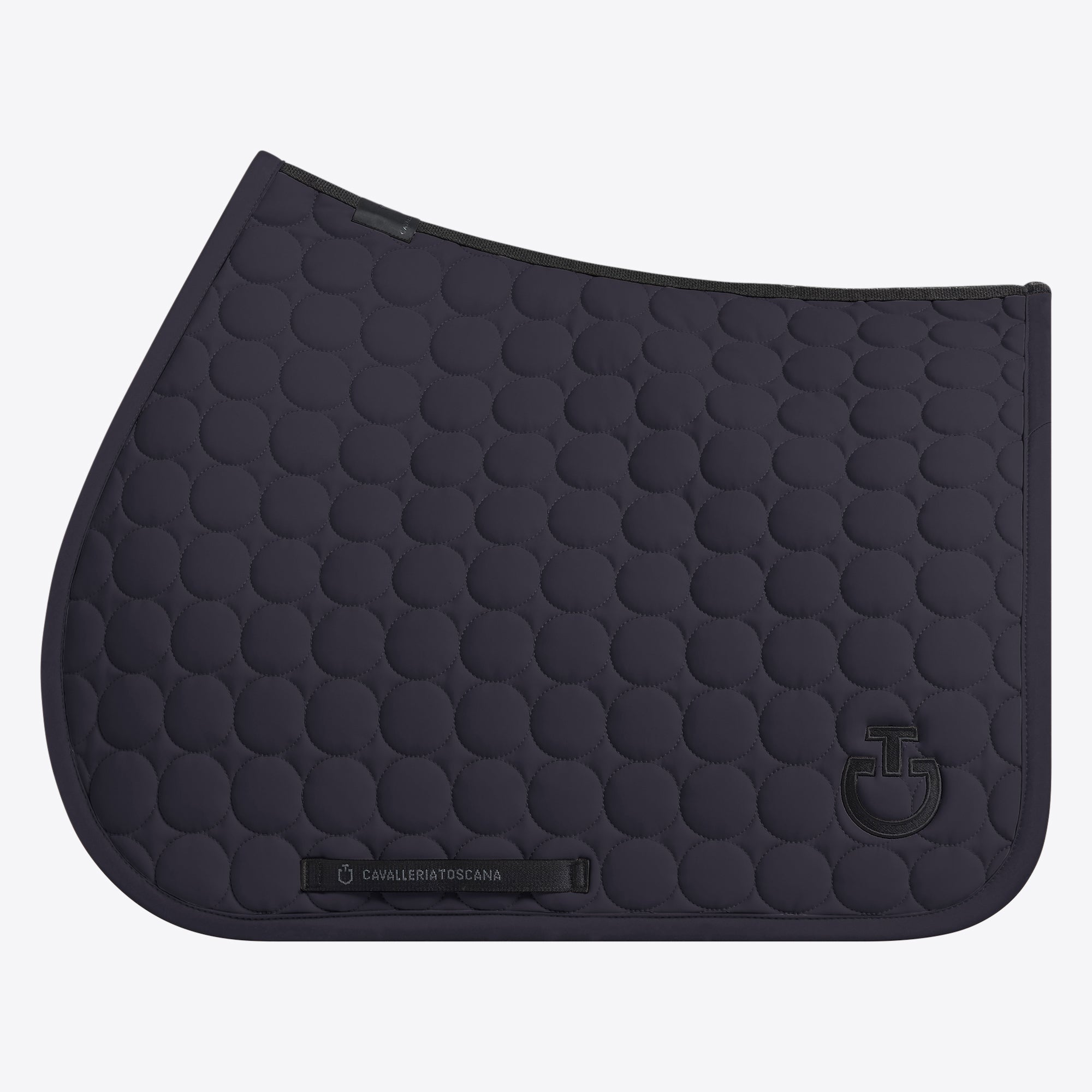 CT Circular Quilted Jersey Jumping Saddle Pad Charcoal – EquiZone 