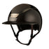 Brown horse riding helmet