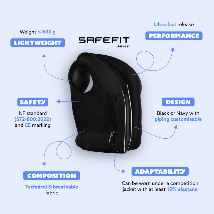 lightweight airbag vest