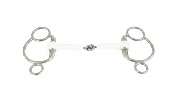 soft plastic leverage bit for strong horses