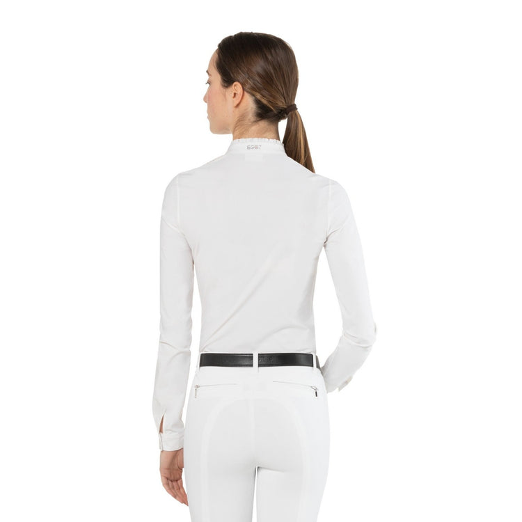 long sleeve equestrian show shirt