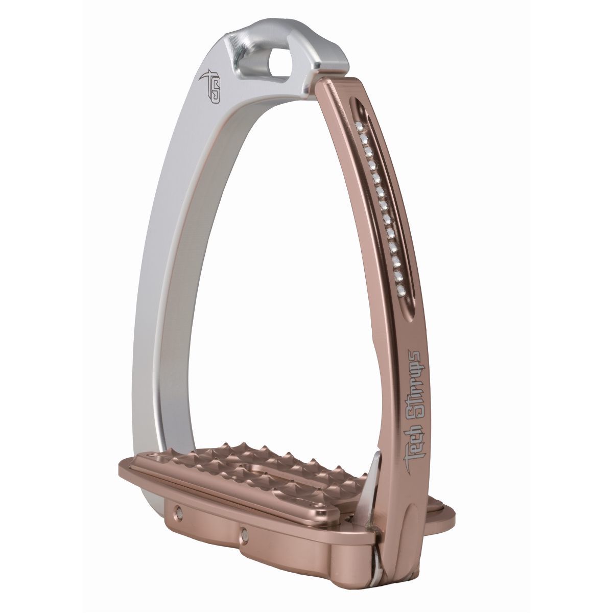 Safety stirrups with Swarovski crystals