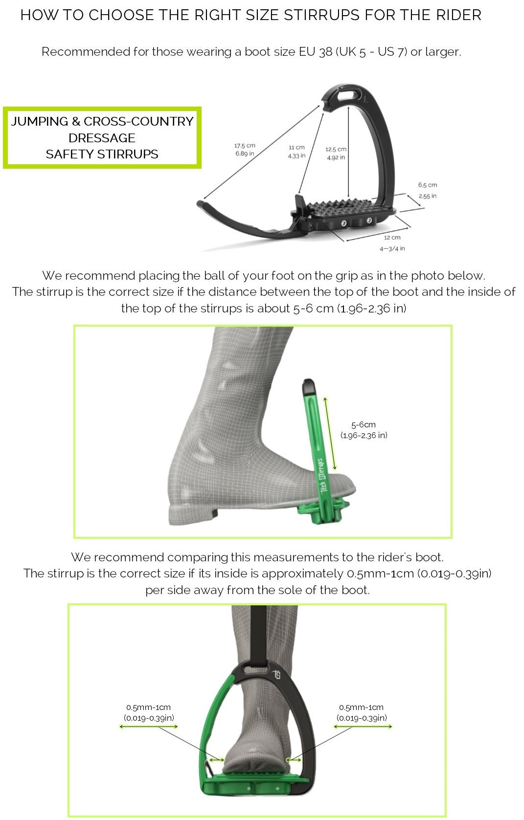 breakaway safety stirrups