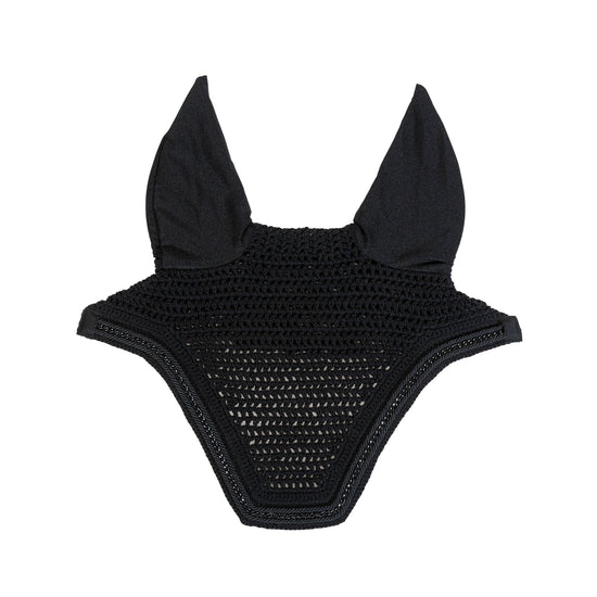 Black Fly bonnet for horses