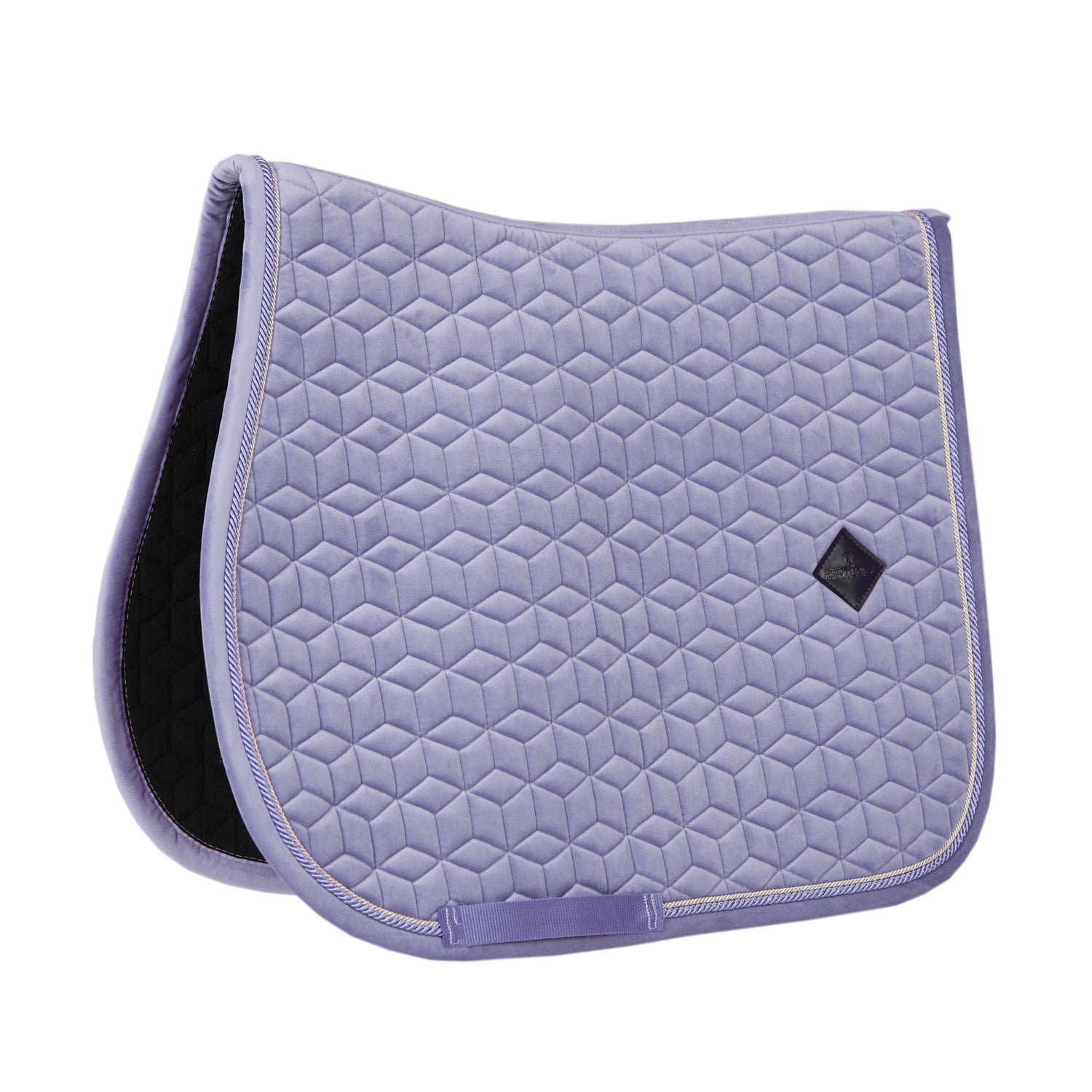 purple saddle pad