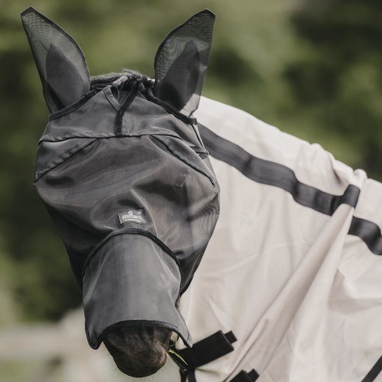 black horse fly mask