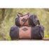 Canvas and leather bag