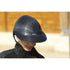 Naca horse riding helmet with extra wide peak
