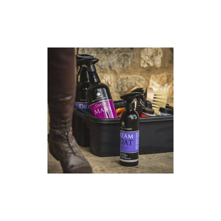 Glossy horse coat treatment