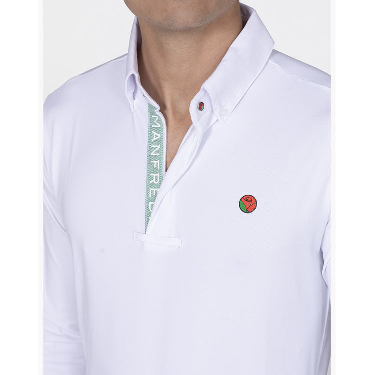 White show shirt for show jumping men