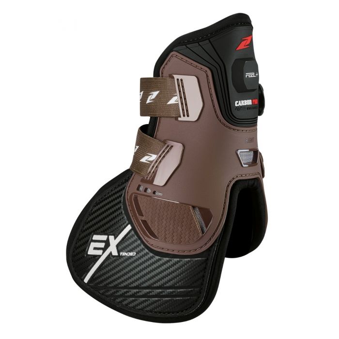 brown horse hind boots
