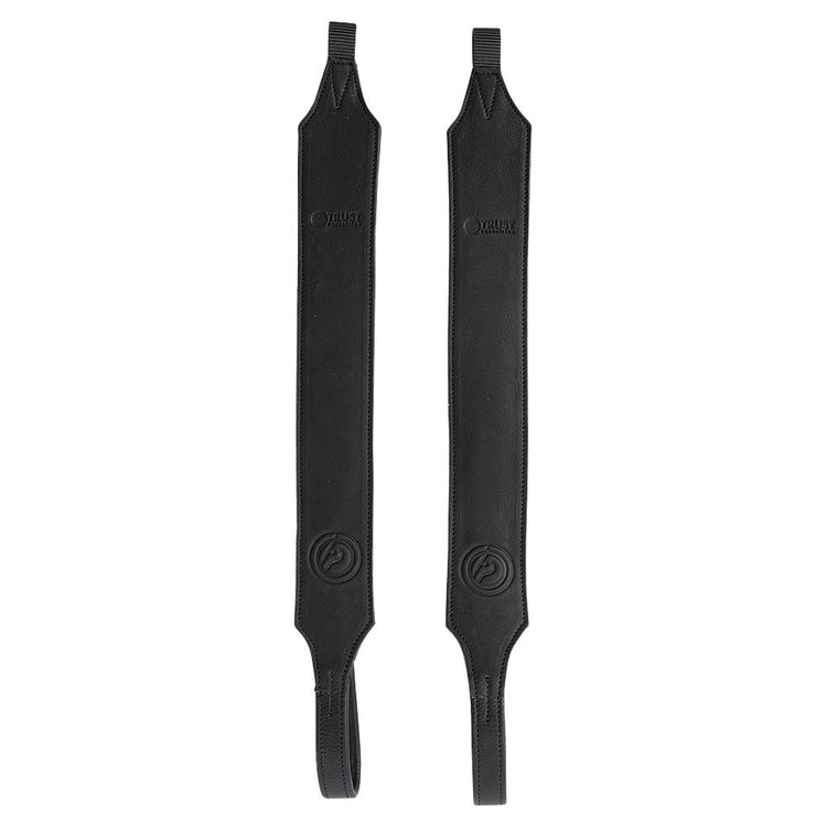 Mono stirrup leathers for jumping saddle