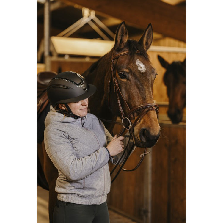 Horse Riding helmet with wide brim