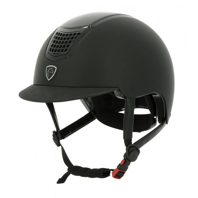 Black Carbon look horse riding helmet