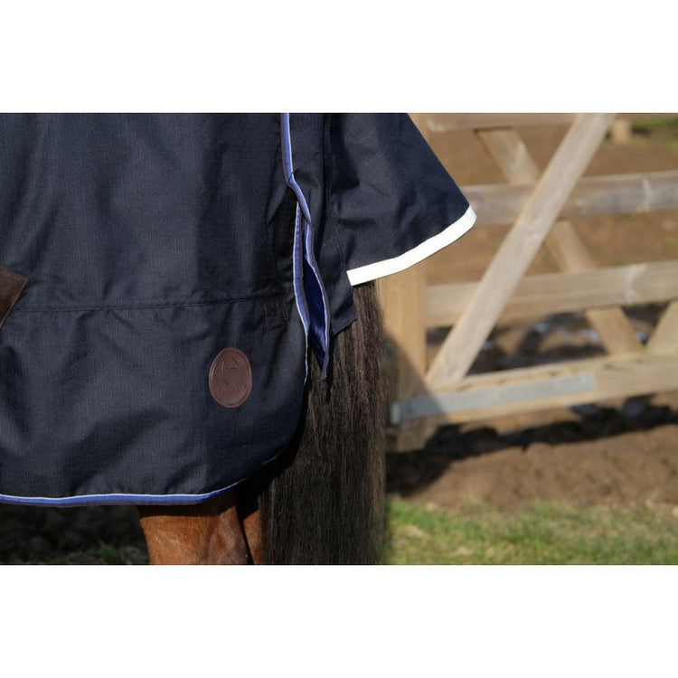 navy horse blanket