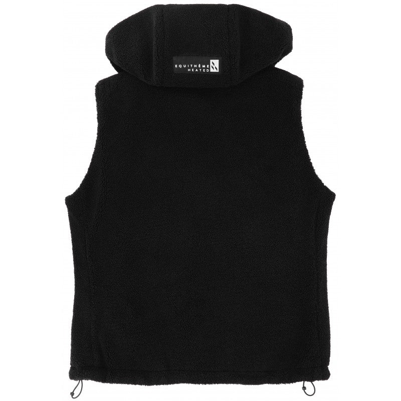 Smart fabric heated vest for riders