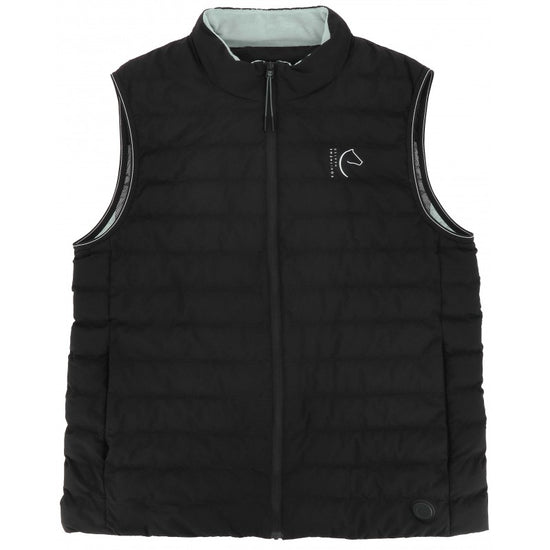 Lightweight heated vest for winter riding