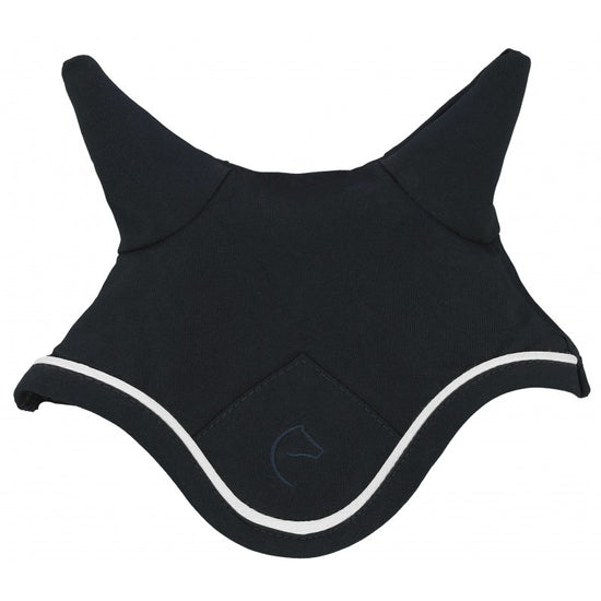 Equitheme Pony Academy fly veil with white piping