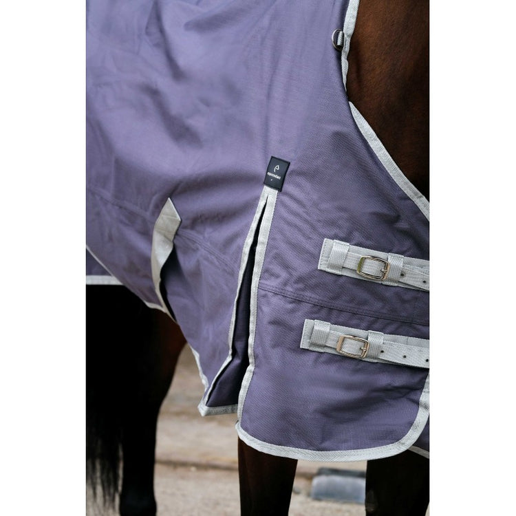 Equitheme Tyrex turnout rug with reflective tail flap
