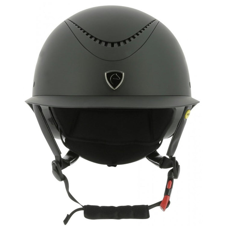 Equestrian helmet with MIPS