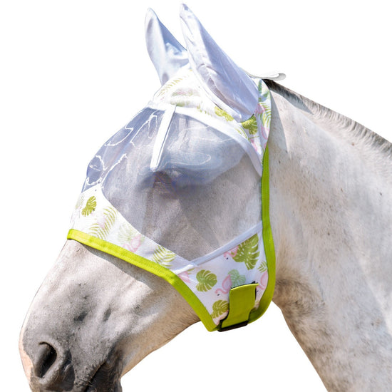 Fly mask with fun pattern
