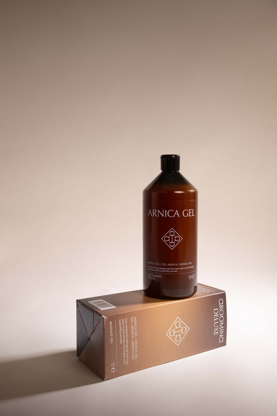 Grooming Deluxe Arnica Gel for daily post-exercise horse care