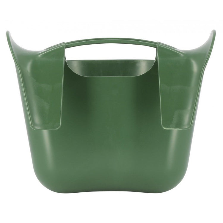 Hanging feed bucket for stable