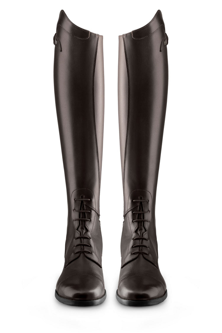 Field boots in dark brown