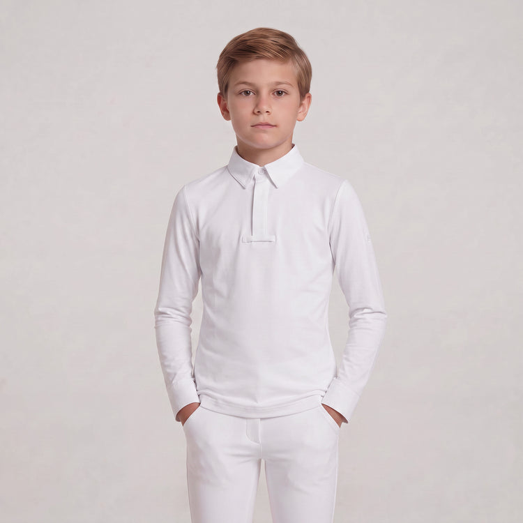 Kentucky Show Shirt Boys Classic Long Sleeve for young competition riders