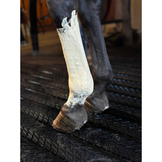 Natural cooling clay for horses