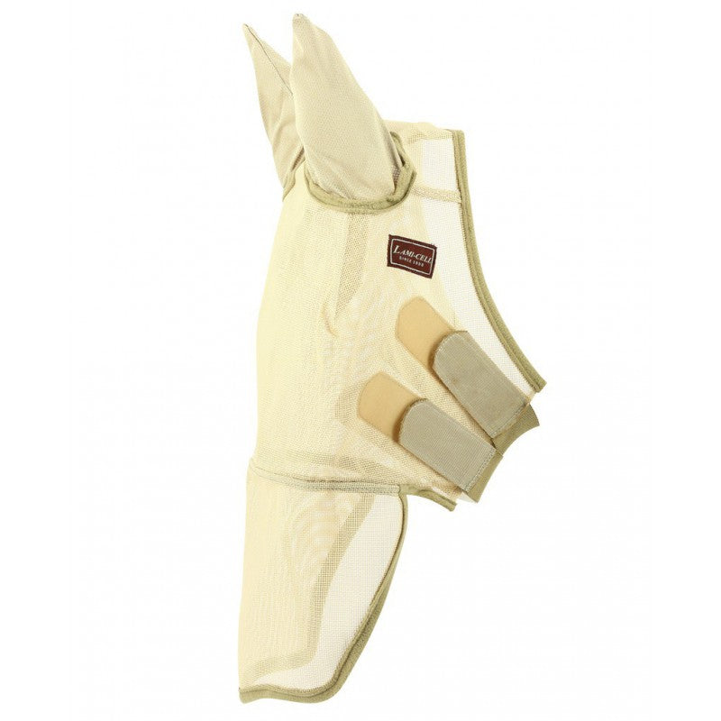 Fly mask with nose protection