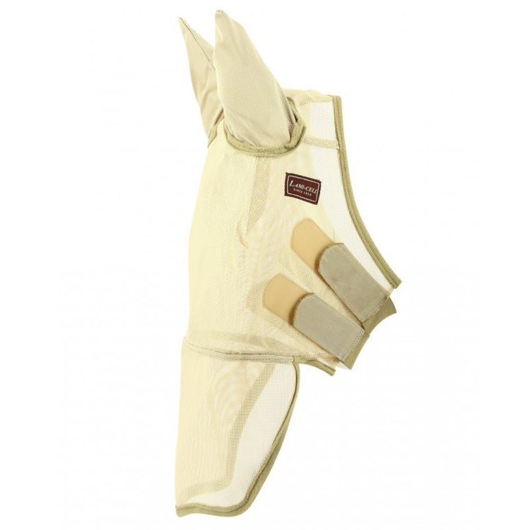 Fly mask with nose protection