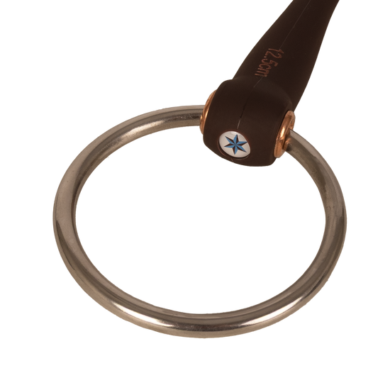 Loose ring snaffle for horses that benefit from clearer rein direction