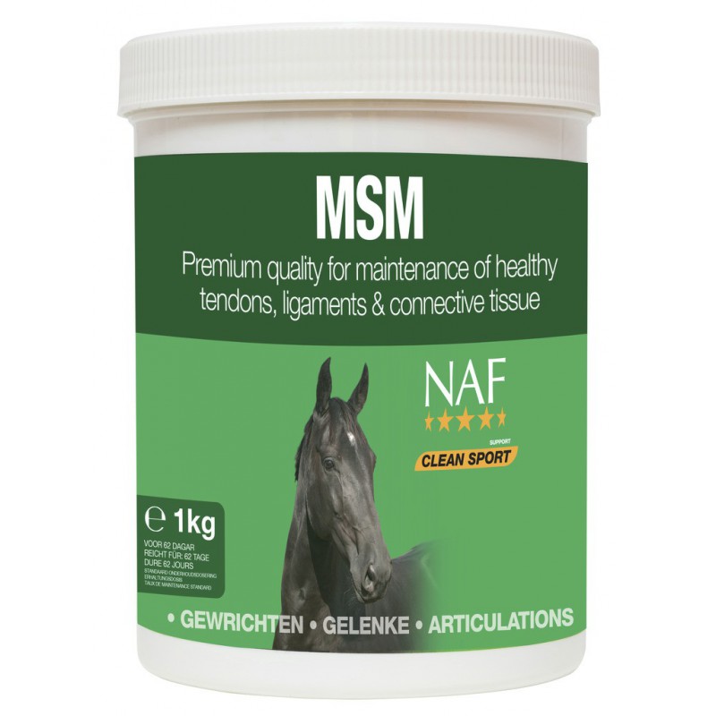MSM for equine connective tissues