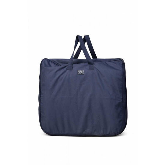 Paddock saddle pad organizer with mesh ventilation