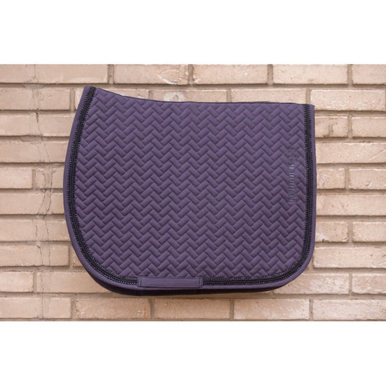 Chevron quilted saddle pad