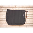Black jumping saddle cloth with crystal edging