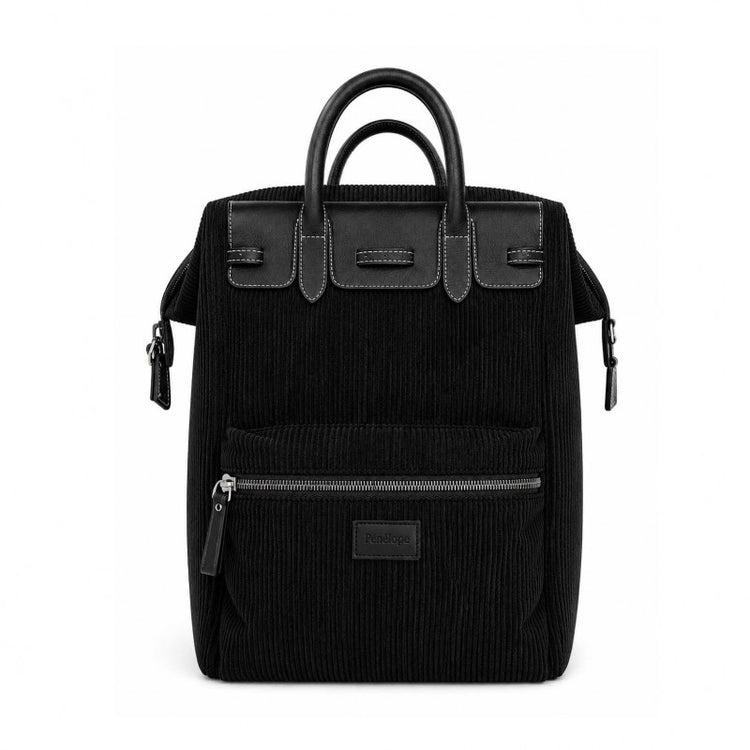 Penelope Backpack Backy Velours with spacious zipped main compartment
