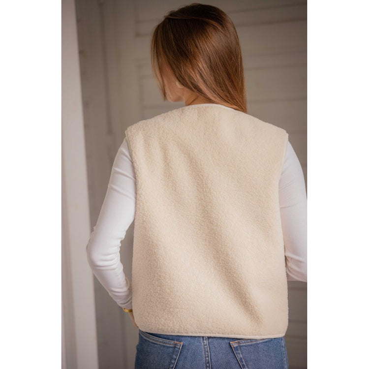 Penelope Fleece Vest Charline in exceptionally soft fleece