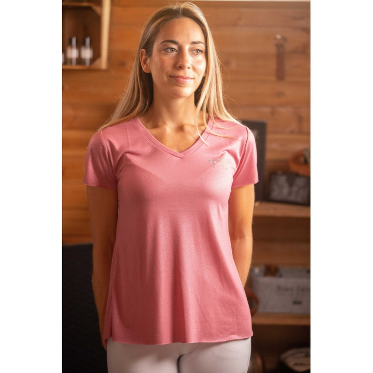 riding shirt penelope raspberry