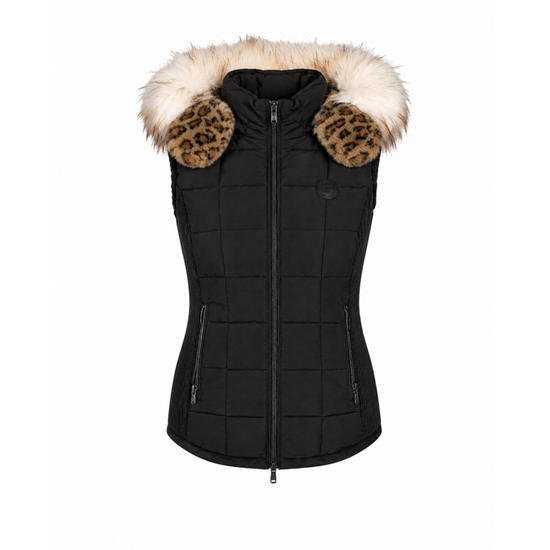 Penelope LeoRoge padded riding vest with removable hood