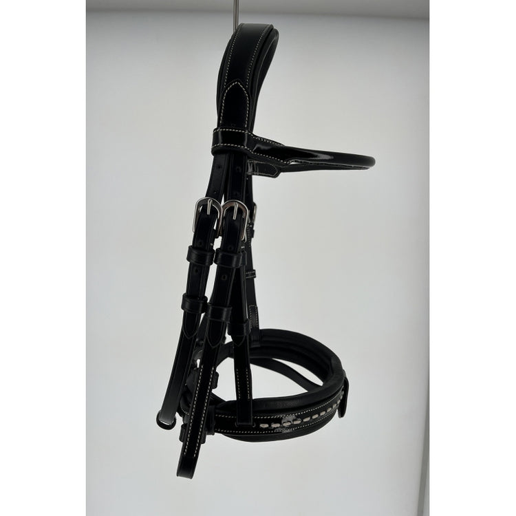 Penelope padded pony bridle for Shetlands and smaller ponies.