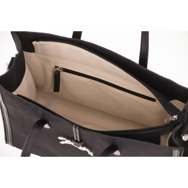 Penelope equestrian leather tote bag