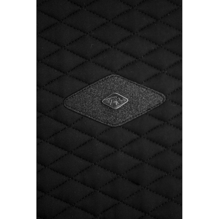 Elegant saddle pad with glitter logo