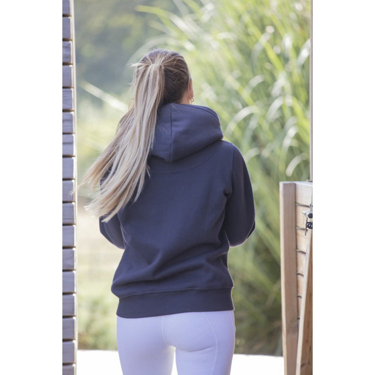 Navy equestrian hoodie