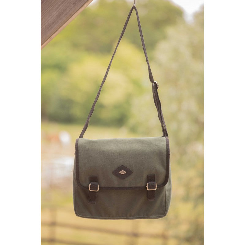 Canvas and leather bag