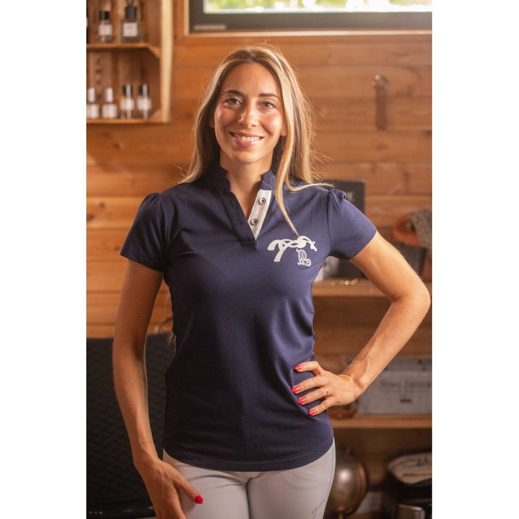 Penelope polo shirt with classic riding style