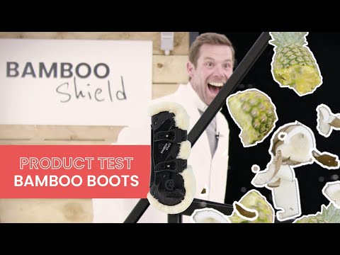 Vegan Sheepskin Tendon Boots Bamboo Elastic
